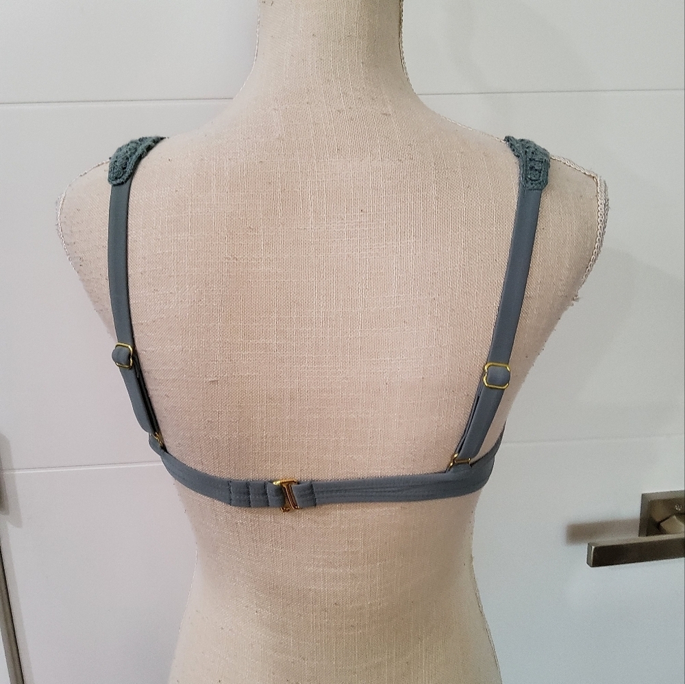 Hula Honey Crochet Knit Swim Top Size S - Picture 8 of 9